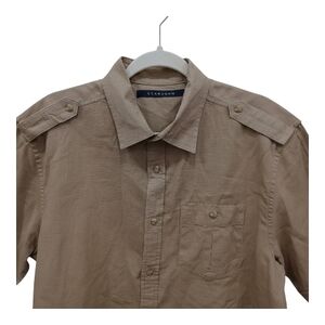 Sean John Men's Tan Shirt
